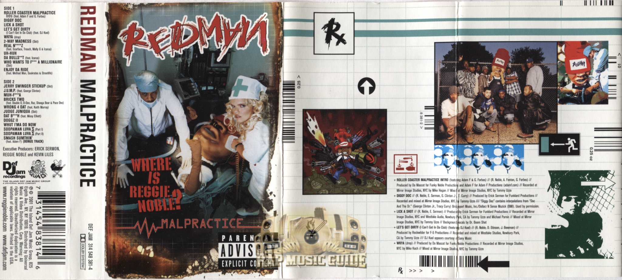 Redman - Malpractice: Cassette Tape | Rap Music Guide